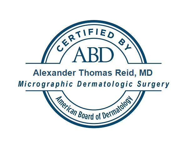 Certified in Micrographic Dermatologic Surgery