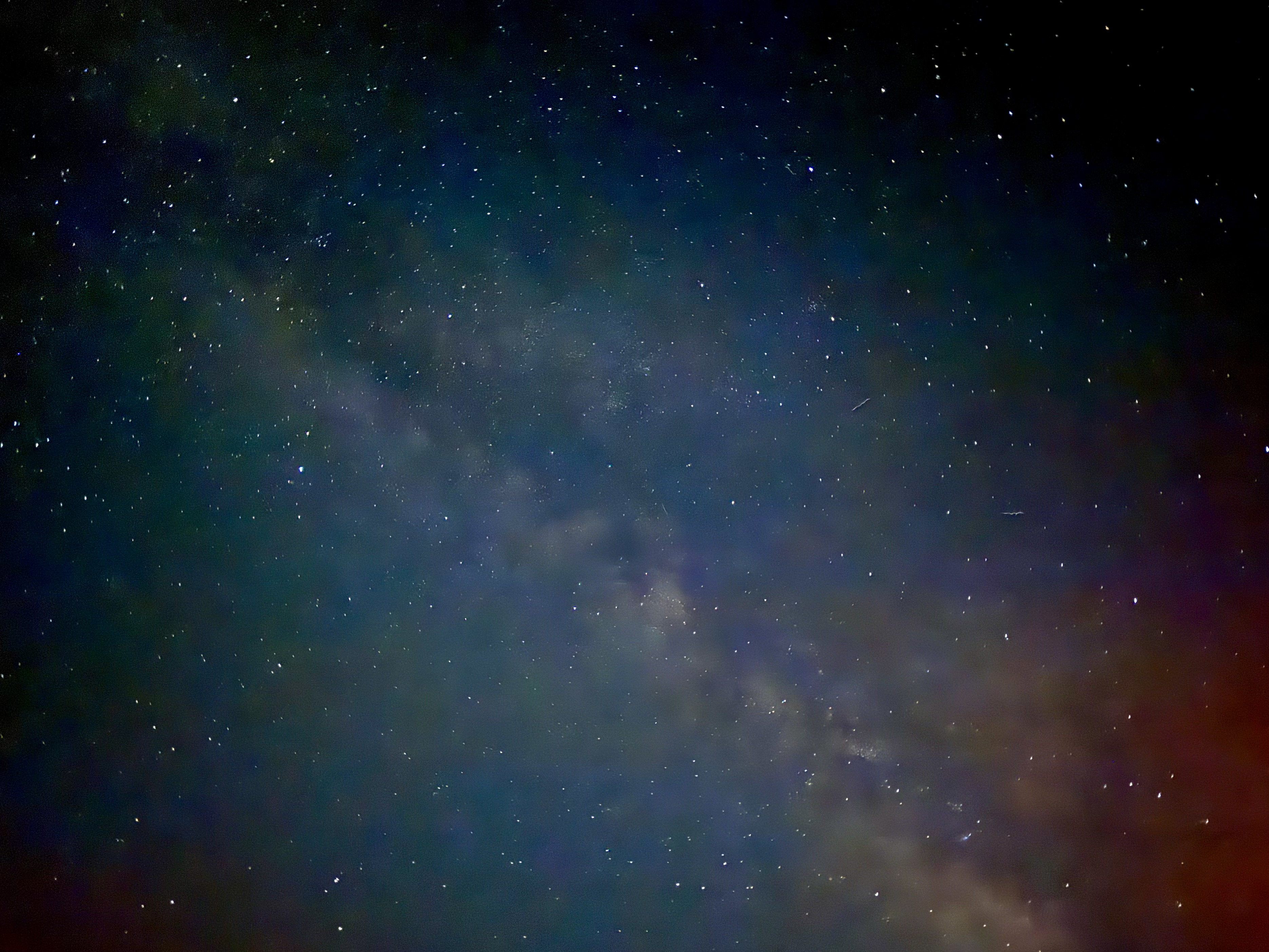 The Milky Way from the floor of Badlands National Park, South Dakota